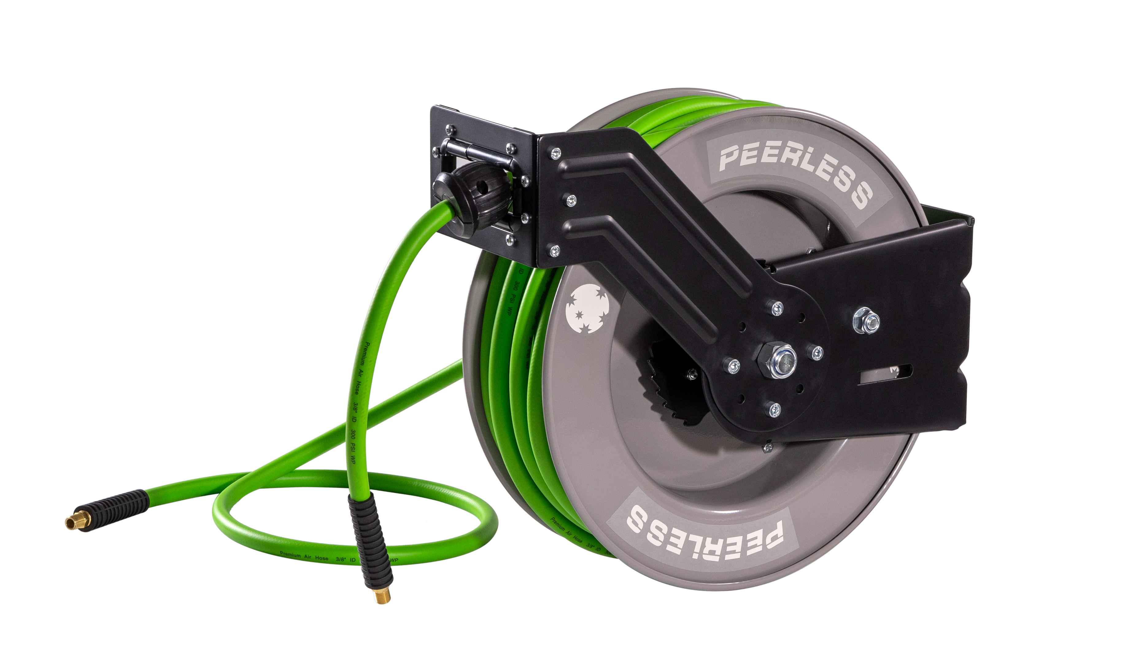 10M & 25M x 3/8" Retractable Air Hose Reel with Air Hose: Metal Case