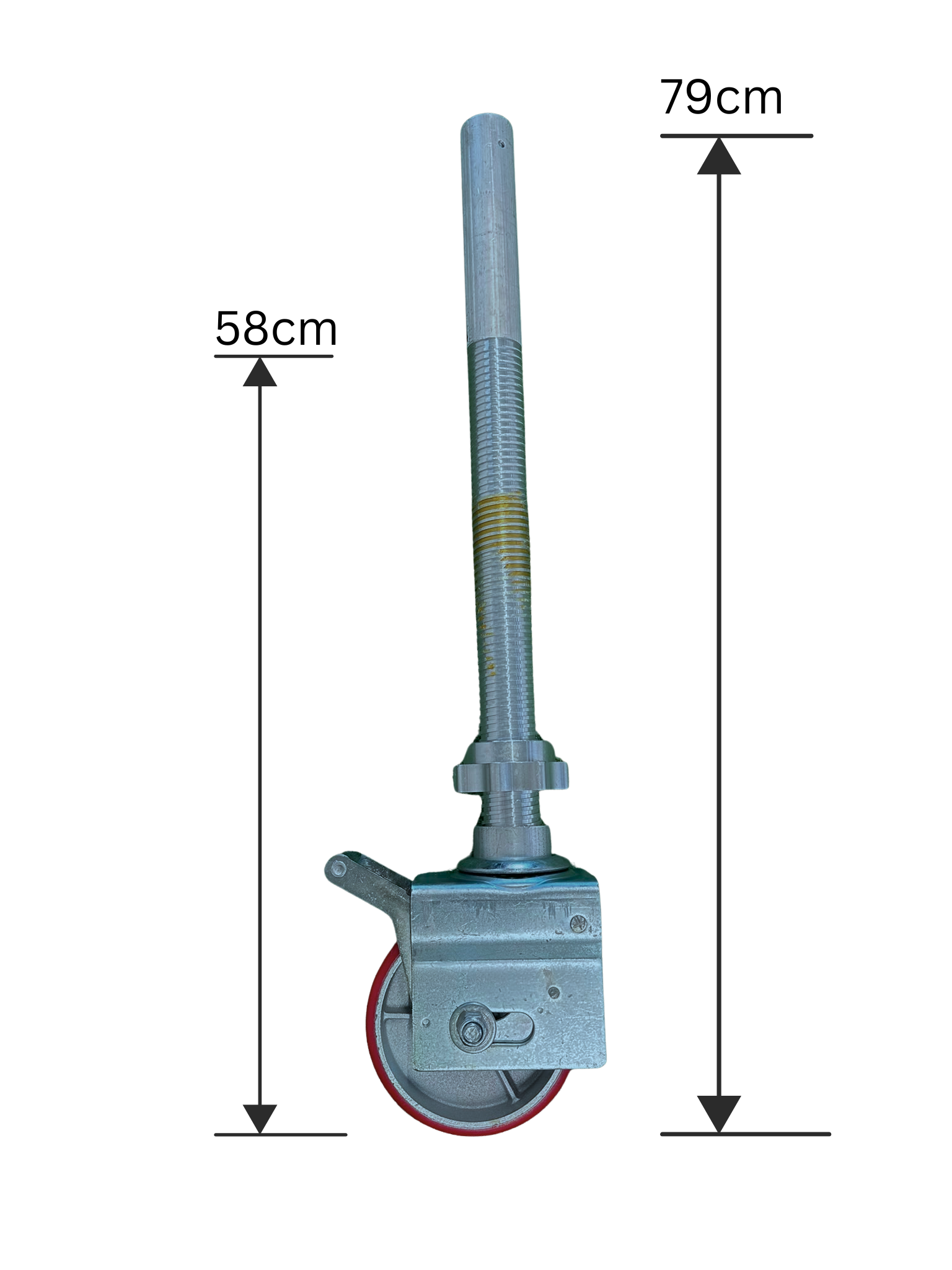 Mobile Aluminium Scaffold - 6 inch Adjustable Castor Wheel (Set of 4)