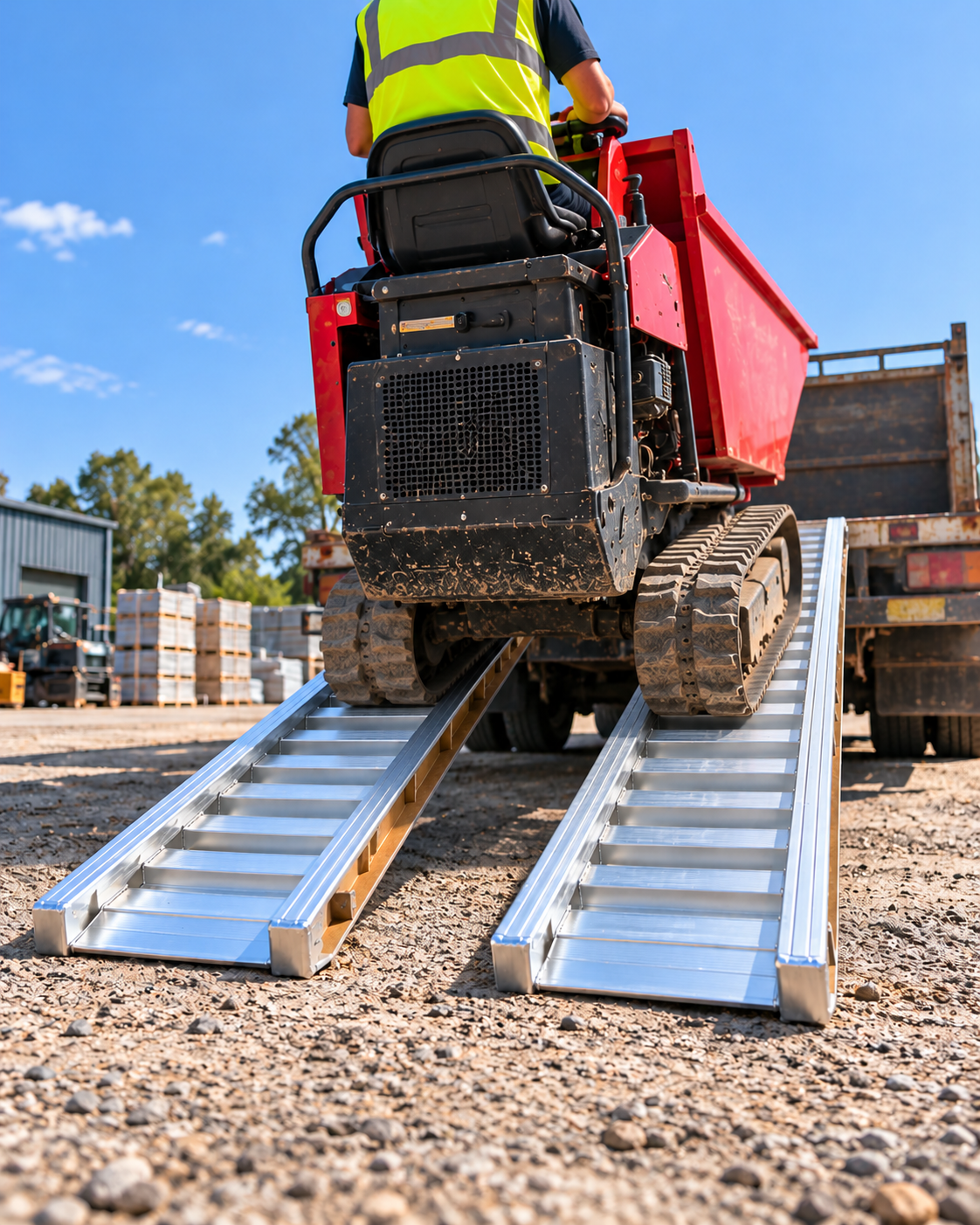 1.5-Tonne 3M x 400MM Aluminium Loading Ramps