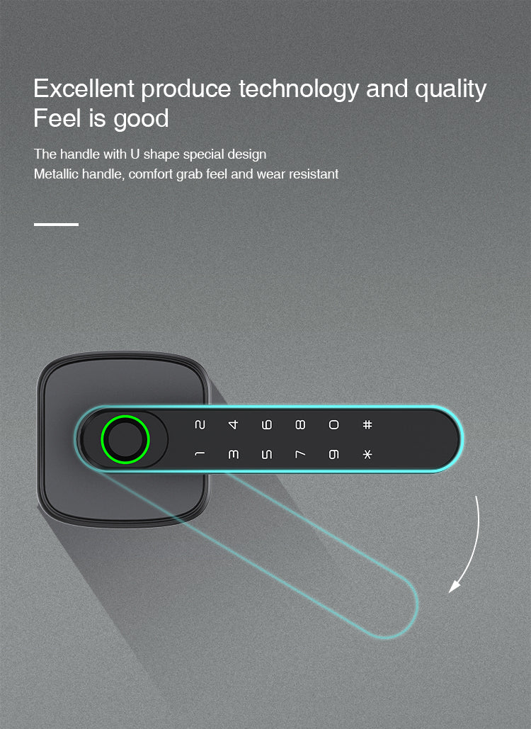 K1 Plus Smart Fingerprint Door Lock