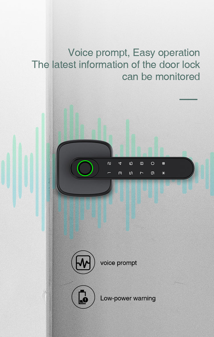 K1 Plus Smart Fingerprint Door Lock