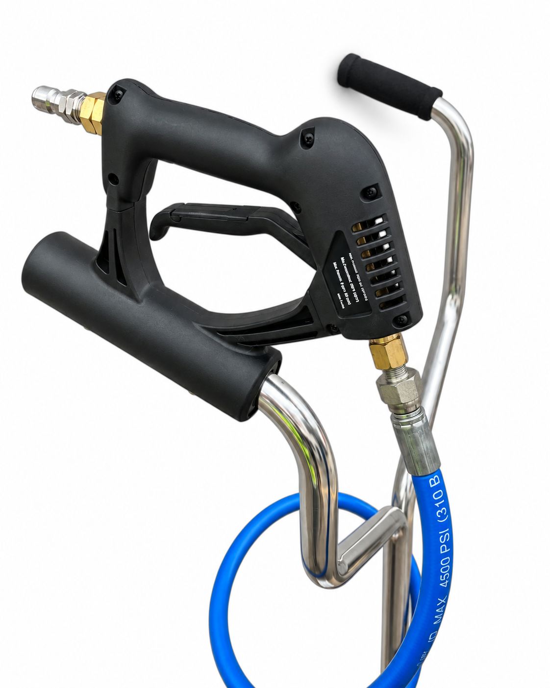 20 inch Stainless Steel Surface Cleaner Dual Nozzle Pressure Washer Attachment - 4500 PSI