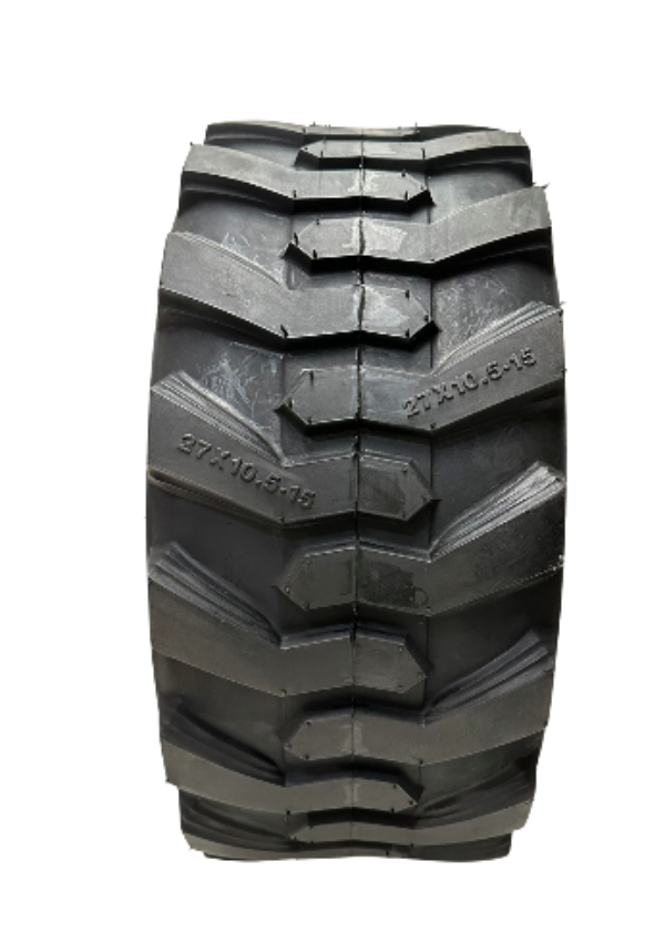 1 x SKID STEER 10 PLY TYRE (27x10.5-15)