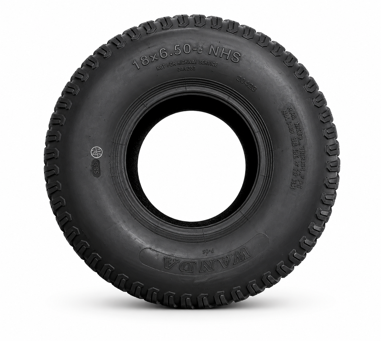 1 x COMMERCIAL RIDE ON MOWER 4 PLY TYRES - 8" ( 18 x 6.5 - 8 )