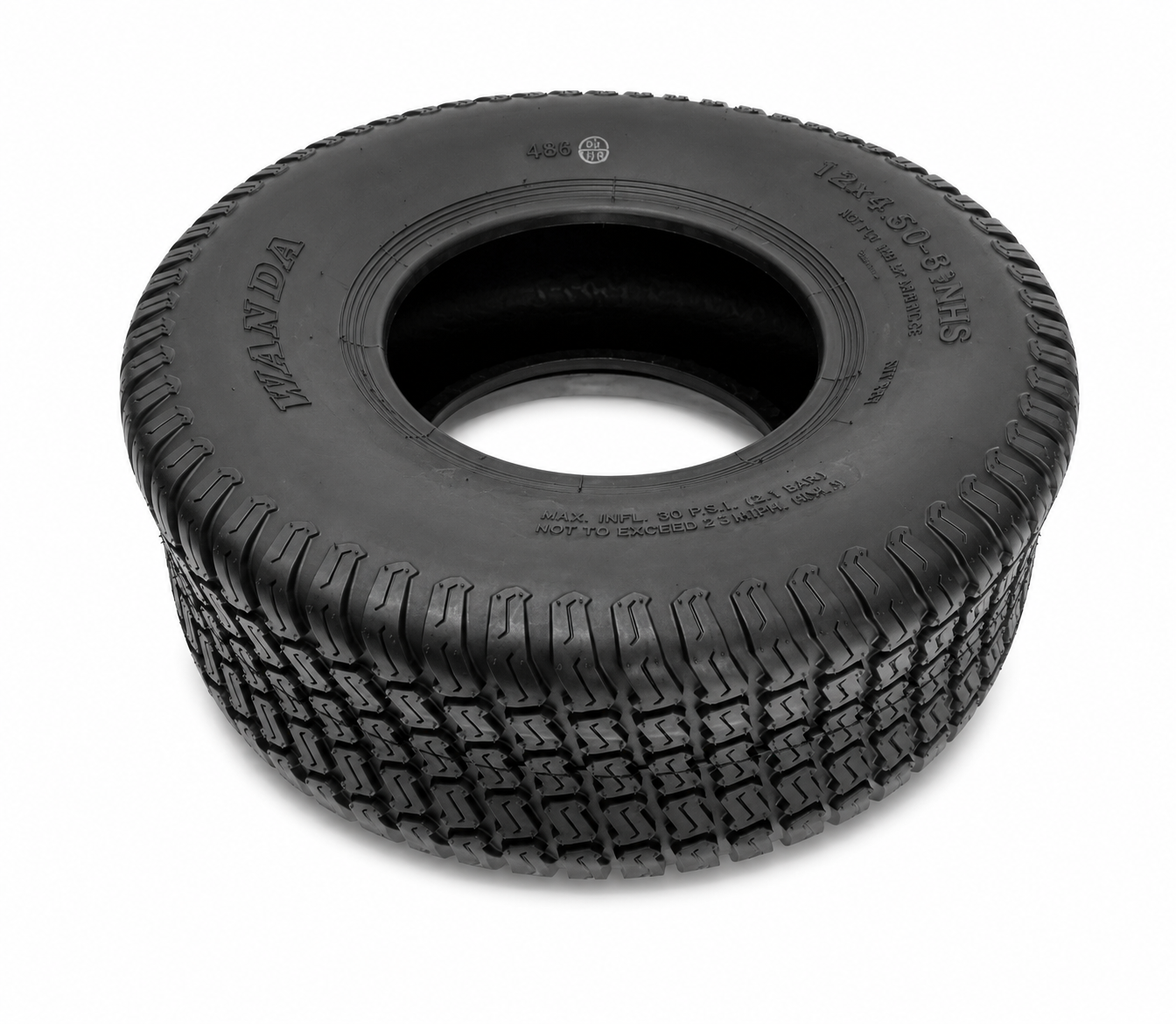 1 x COMMERCIAL RIDE ON MOWER 4 PLY TYRES - 8" ( 18 x 6.5 - 8 )