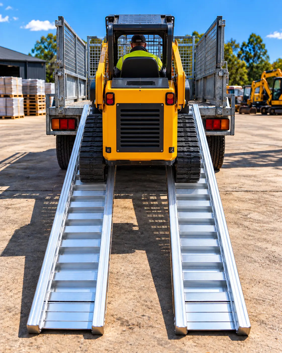 1.8-Tonne 2.3m x 380mm Aluminium Loading Ramps