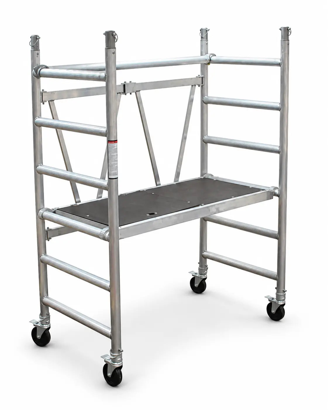 3.25m Reach Mobile Aluminium Scaffold – (Base Unit + Stairs Pack)