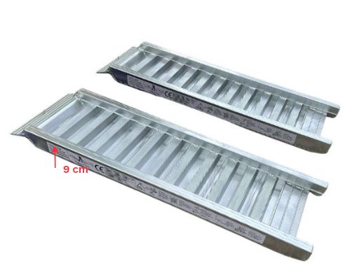 4-Tonne 1.6m x 380mm Aluminium Loading Ramps