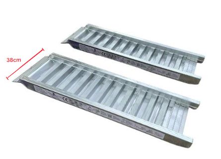 4-Tonne 1.6m x 380mm Aluminium Loading Ramps