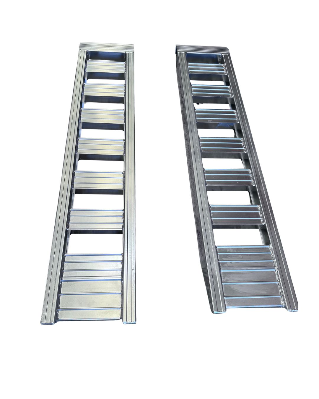 4.5-Tonne 1.5m x 305mm Aluminium Loading Ramps (Flat Bar with Hook)
