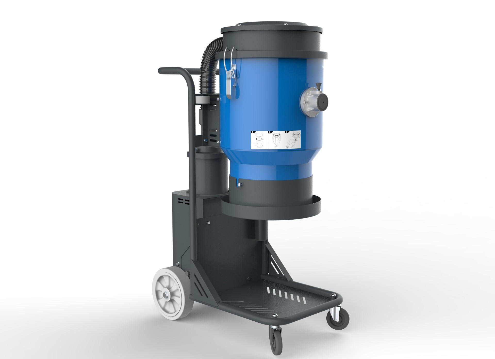 Industrial Single Phase HEPA 1.8KW Auto Clean Dust Extractor Collector - AC18