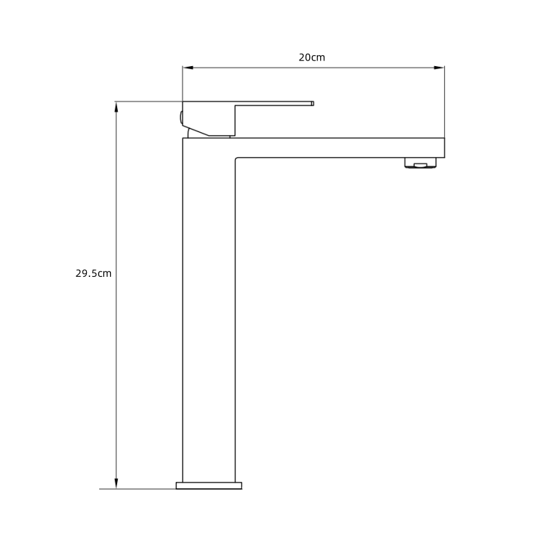 Fossa Mason Tall Basin Mixer