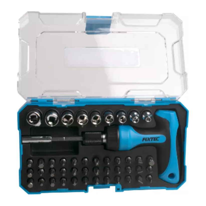FIXTEC 47PCS Ratchet Screwdriver Set