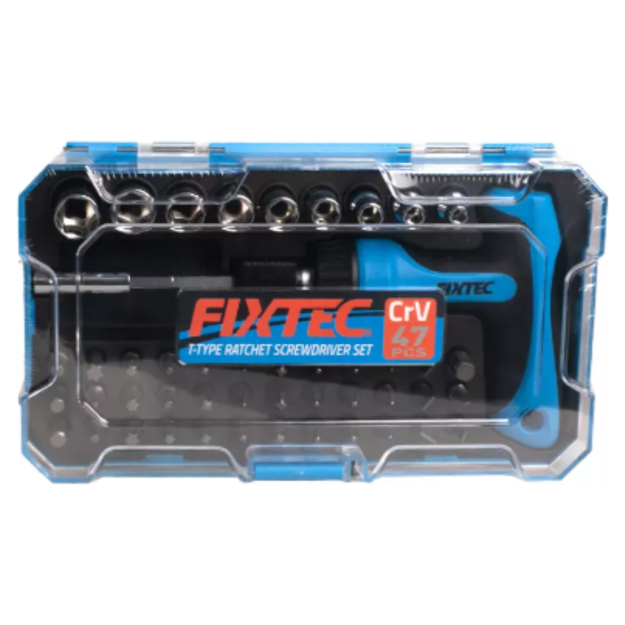 FIXTEC 47PCS Ratchet Screwdriver Set