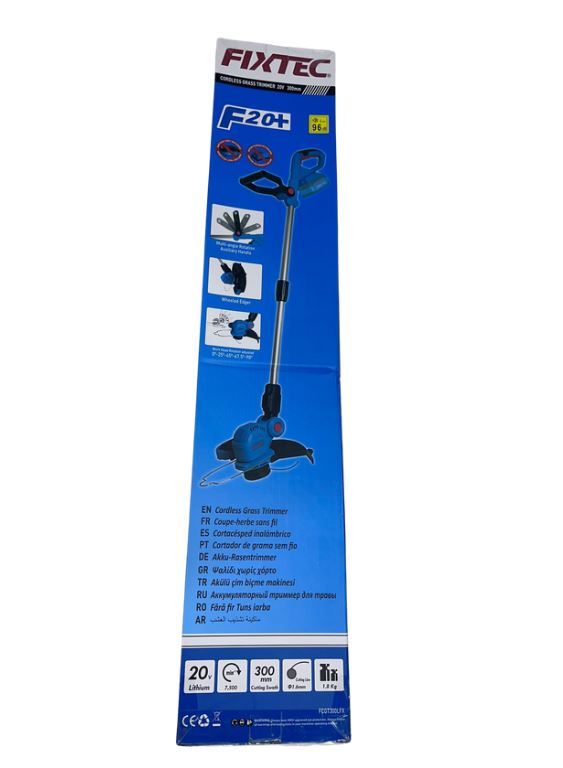 FIXTEC 20V LI-ION Cordless Grass Trimmer - Skin Only