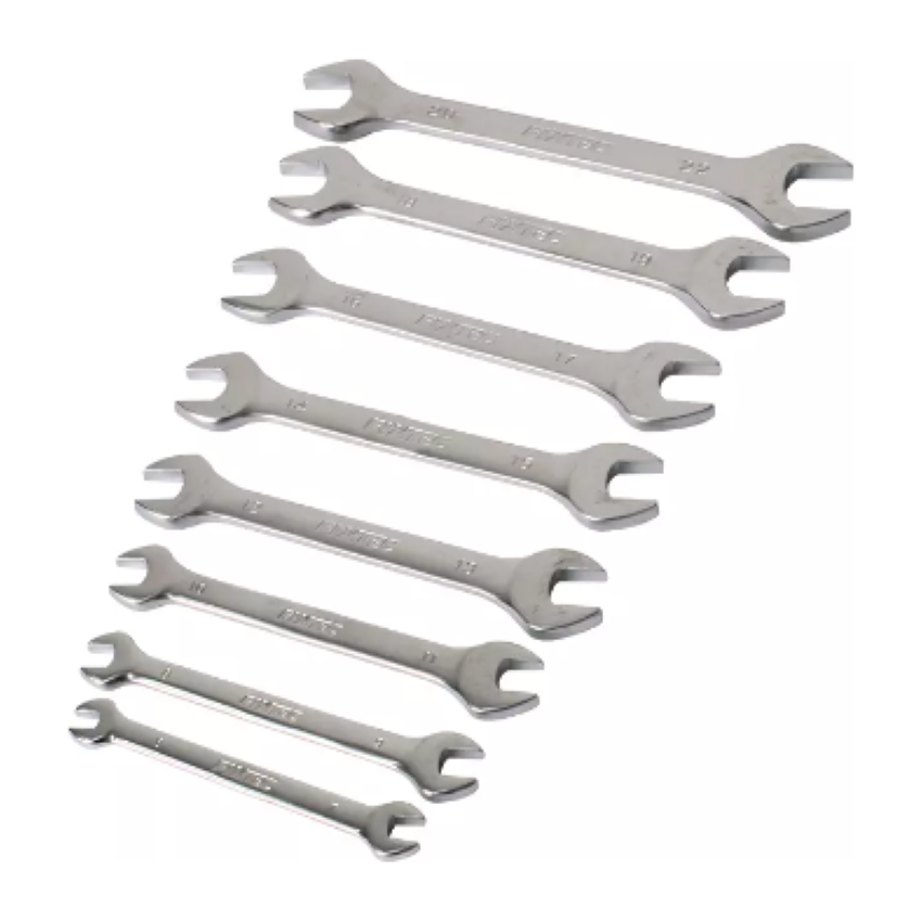 FIXTEC Double Open End Spanner Set (8 Pcs)