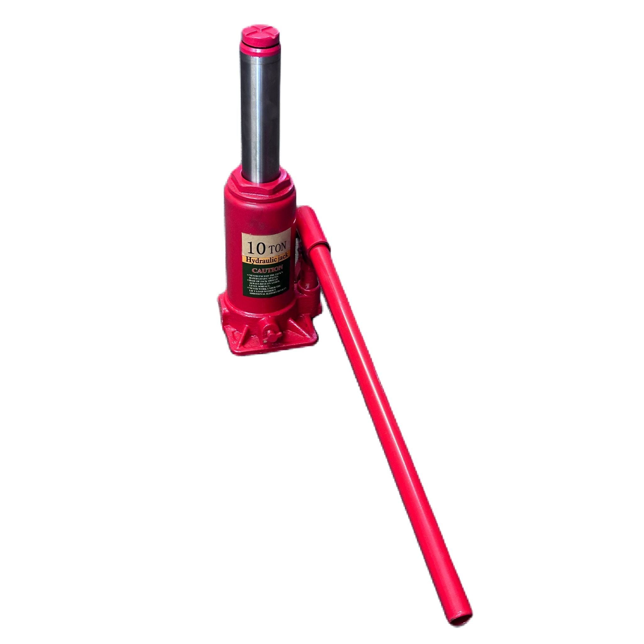 Heavy-Duty Hydraulic Bottle Jack / Car Lift Jack - 10 Ton
