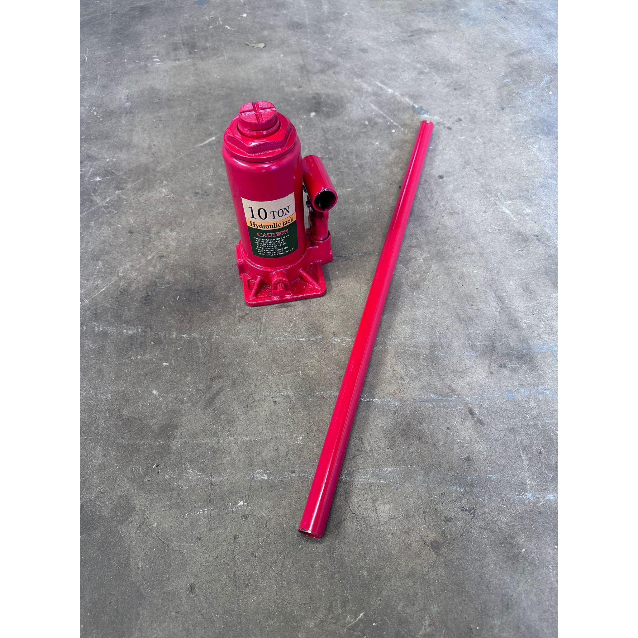 Heavy-Duty Hydraulic Bottle Jack / Car Lift Jack - 10 Ton