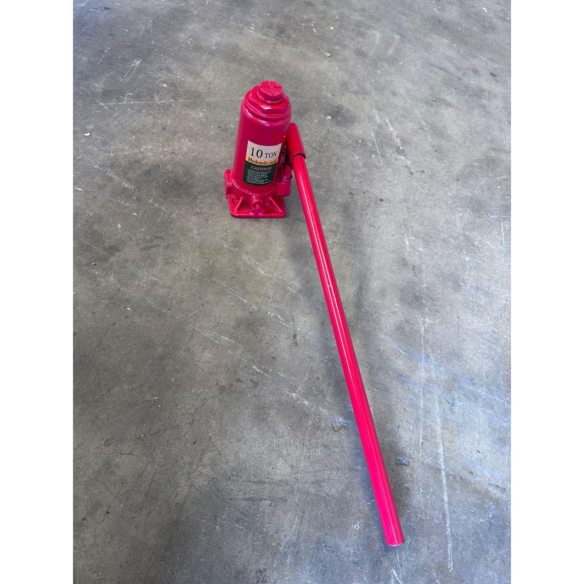 Heavy-Duty Hydraulic Bottle Jack / Car Lift Jack - 10 Ton