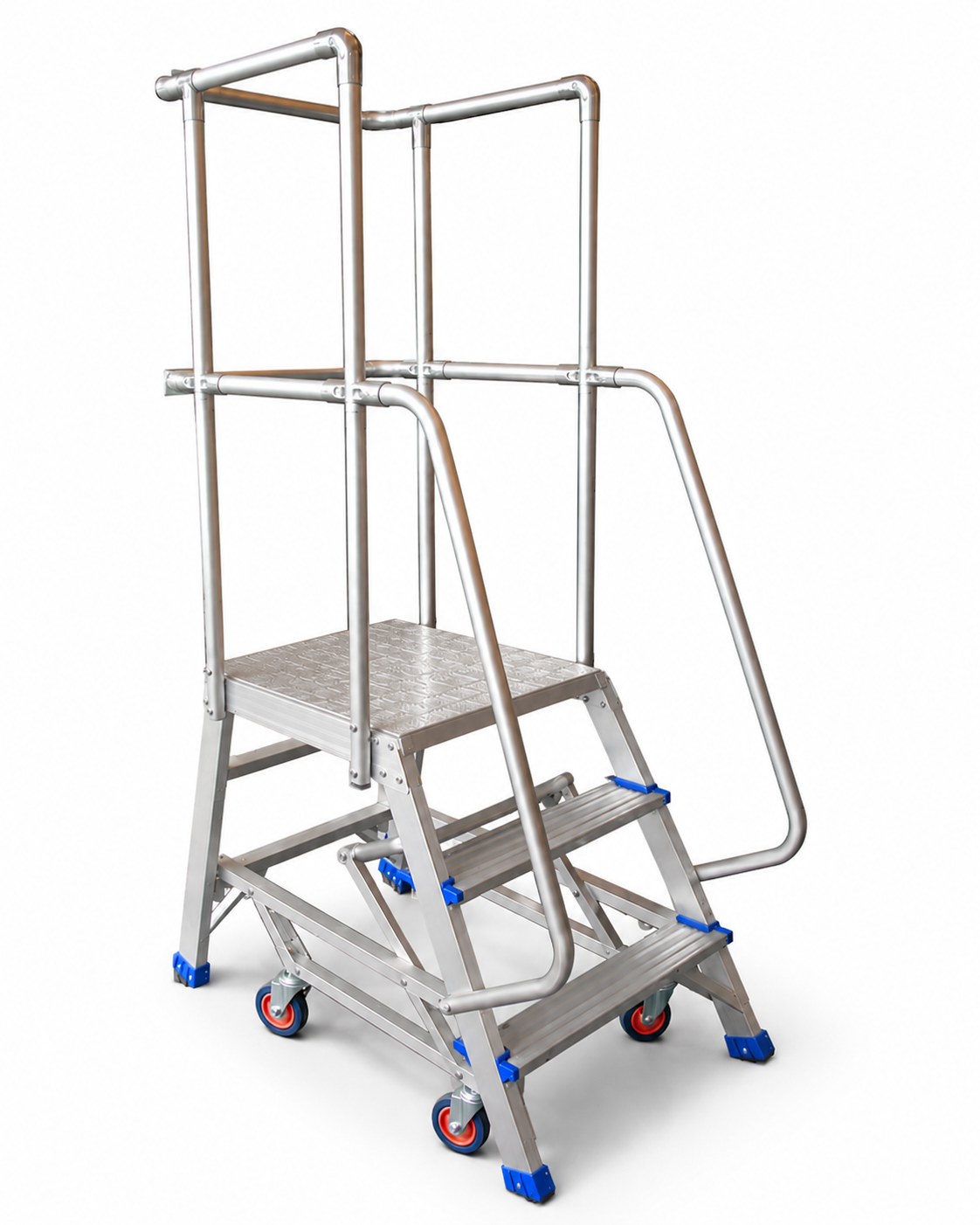 Industrial Order Picking Ladder | 150kg Load Capacity | 0.96m Platform Height