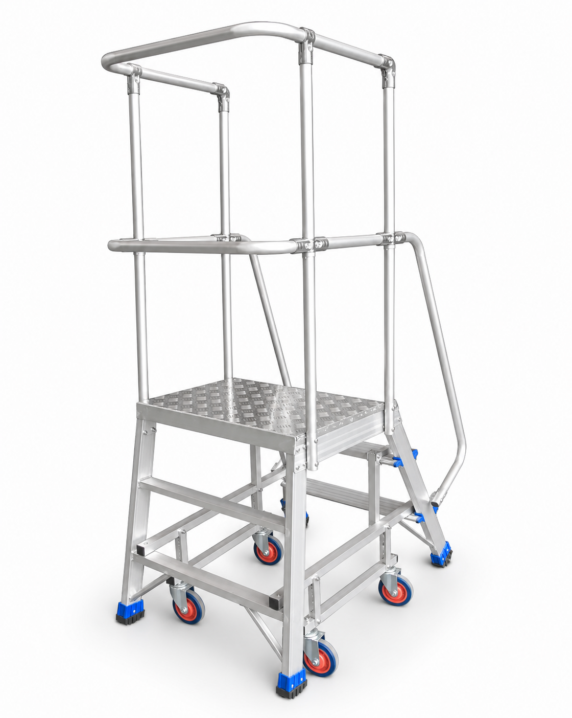 Industrial Order Picking Ladder | 150kg Load Capacity | 0.96m Platform Height