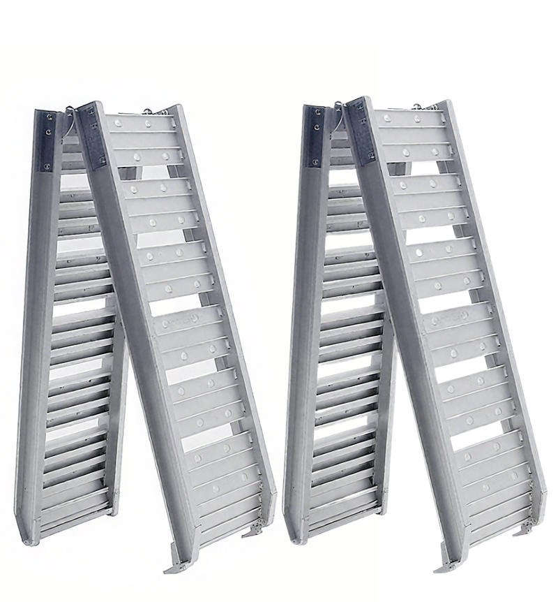 400kg 1.82m X 295mm Folding Aluminium Loading Ramps