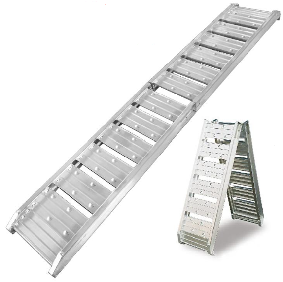 400kg 1.82m X 295mm Folding Aluminium Loading Ramps