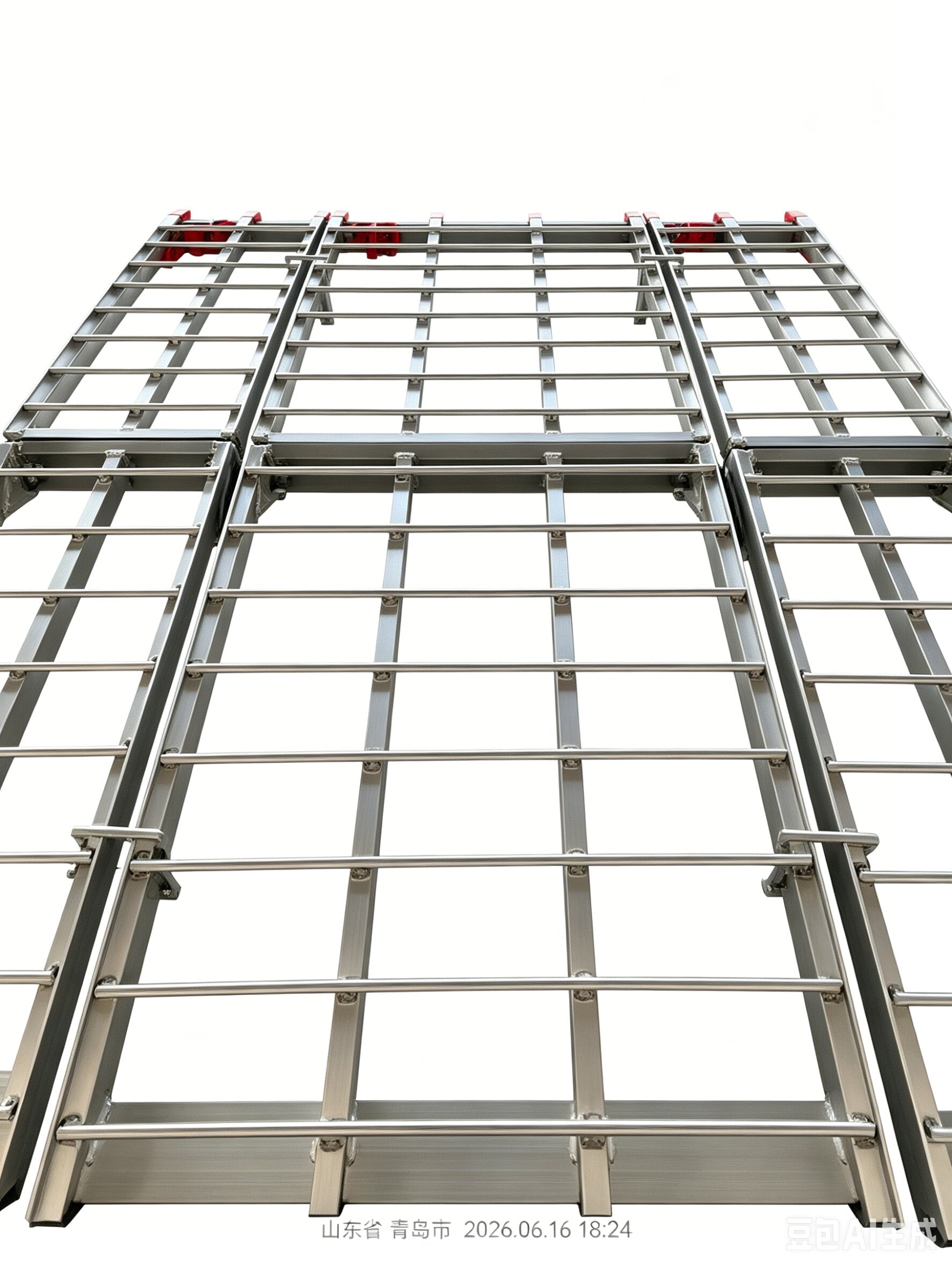 Aluminium Curved Folding Loading Ramp - 680kg Capacity