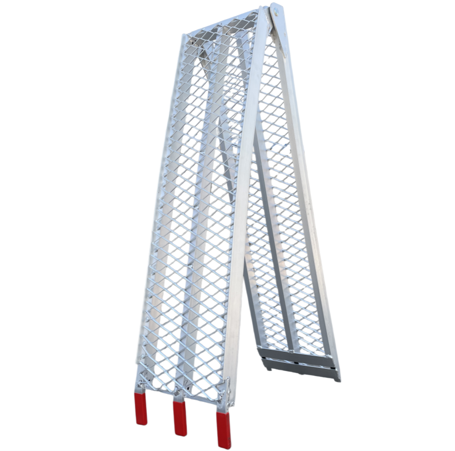680kg 2.26m X 280mm Folding Aluminium Loading Ramps
