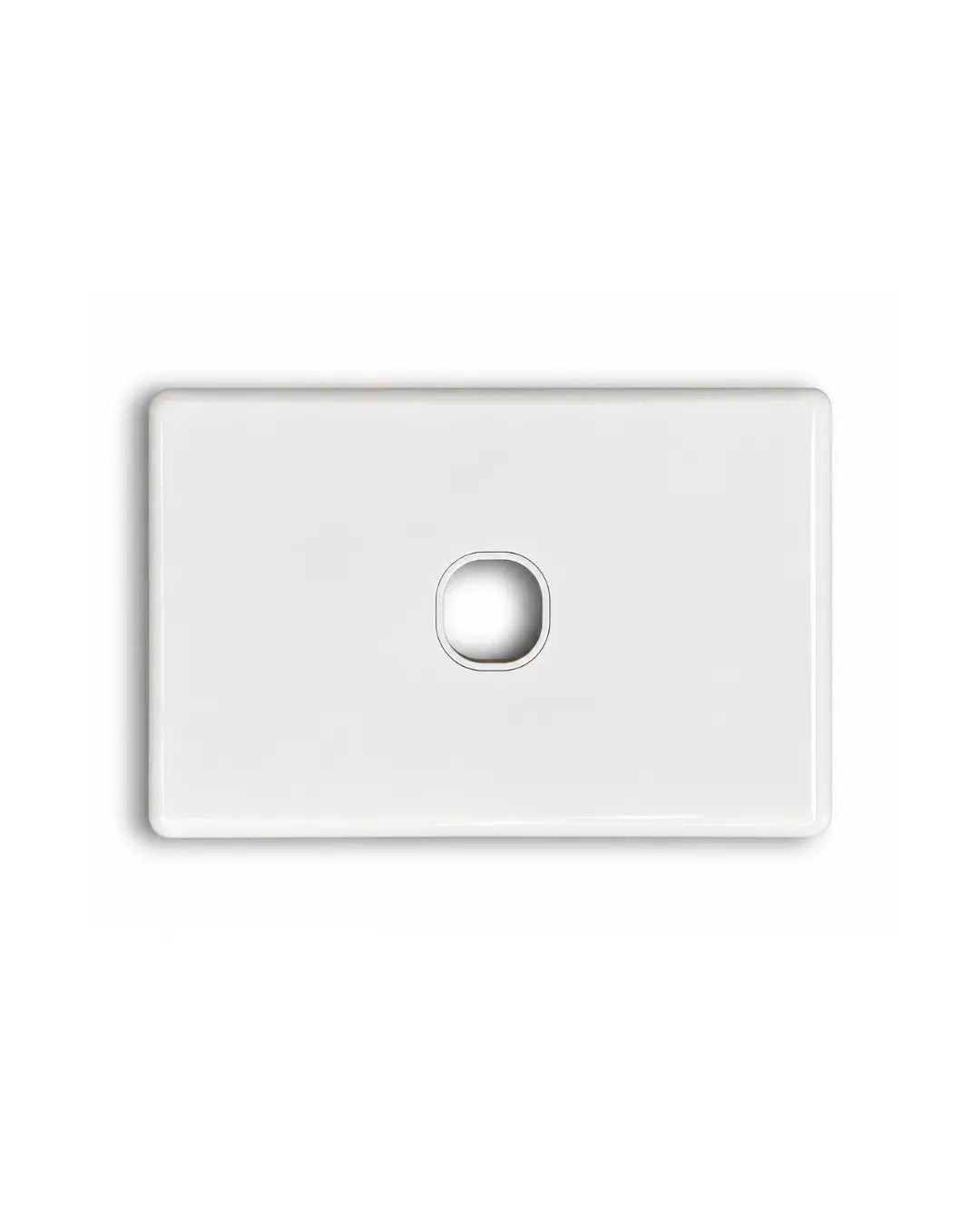 Light Switch Covers 1 & 2 Gang Switch Plates – White