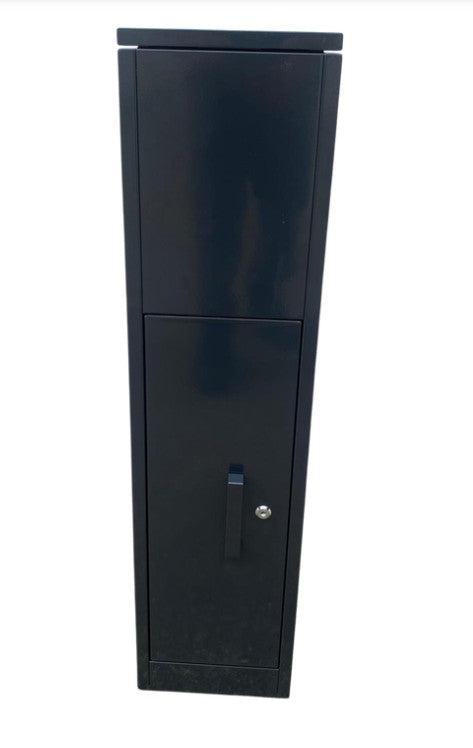 Fossa Glebe Parcel Slimline Letterbox - Charcoal