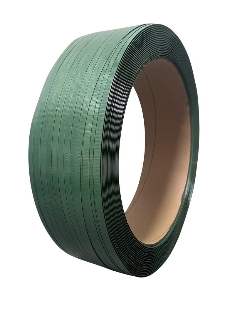 Polyester Strapping PET 19mm x 1.0mm x 800m Green Embossed