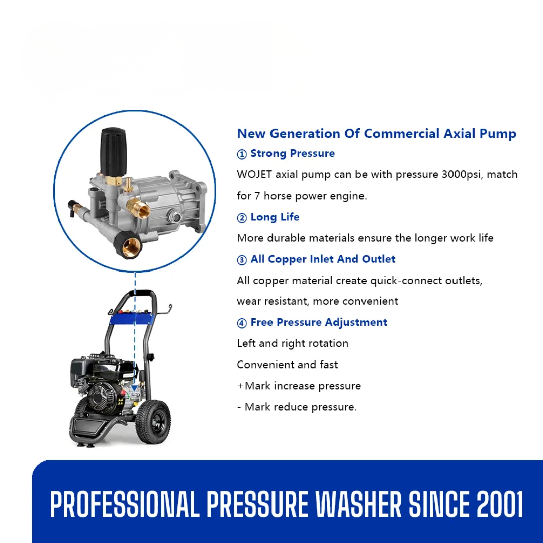 Commercial Pressure Washer - 3200 PSI (Honda Engine)