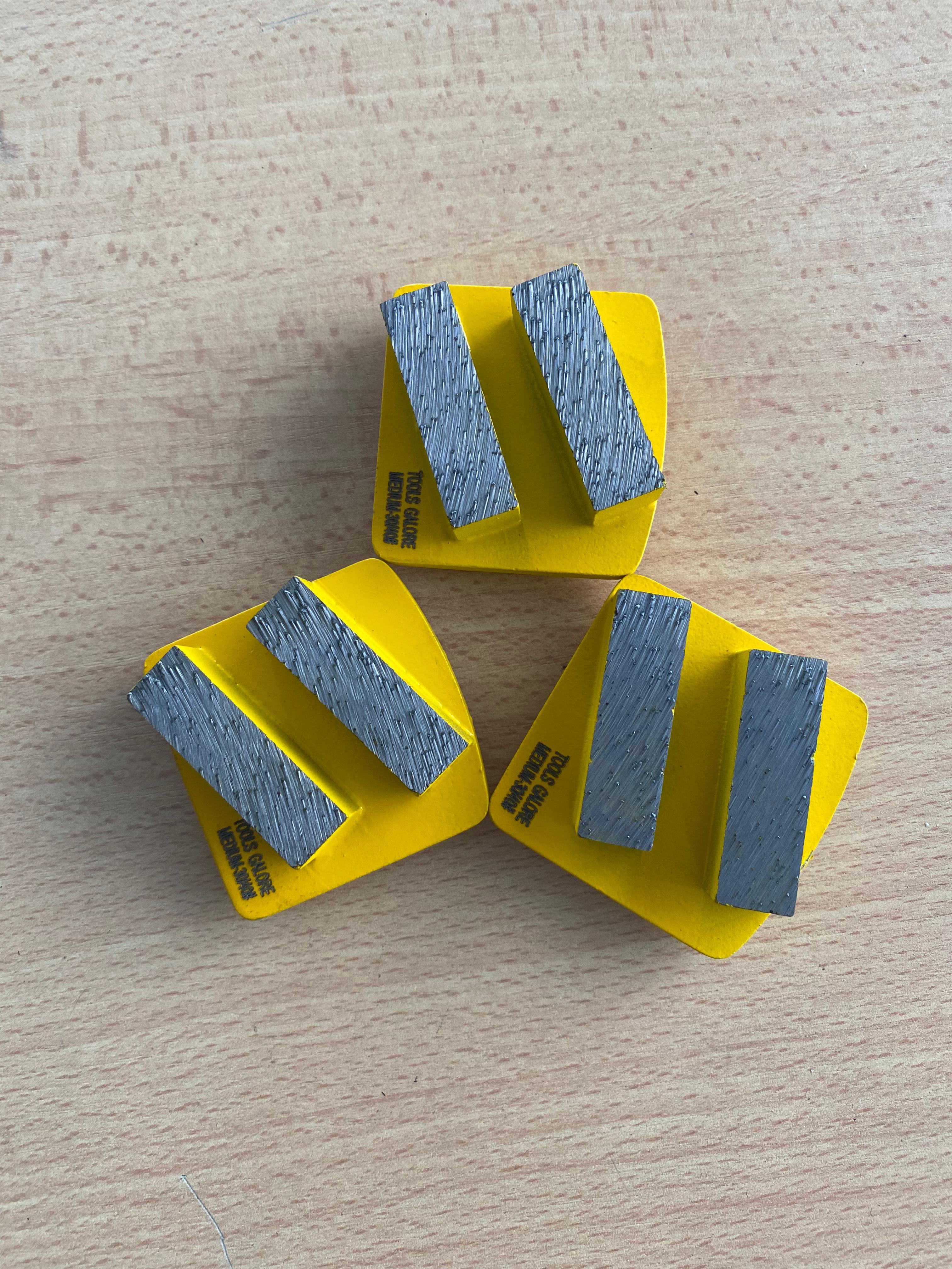 Redi-Lock Diamond Grinding Shoe 30#/40# Fit Husquarna (Two Segments) - 3 pack