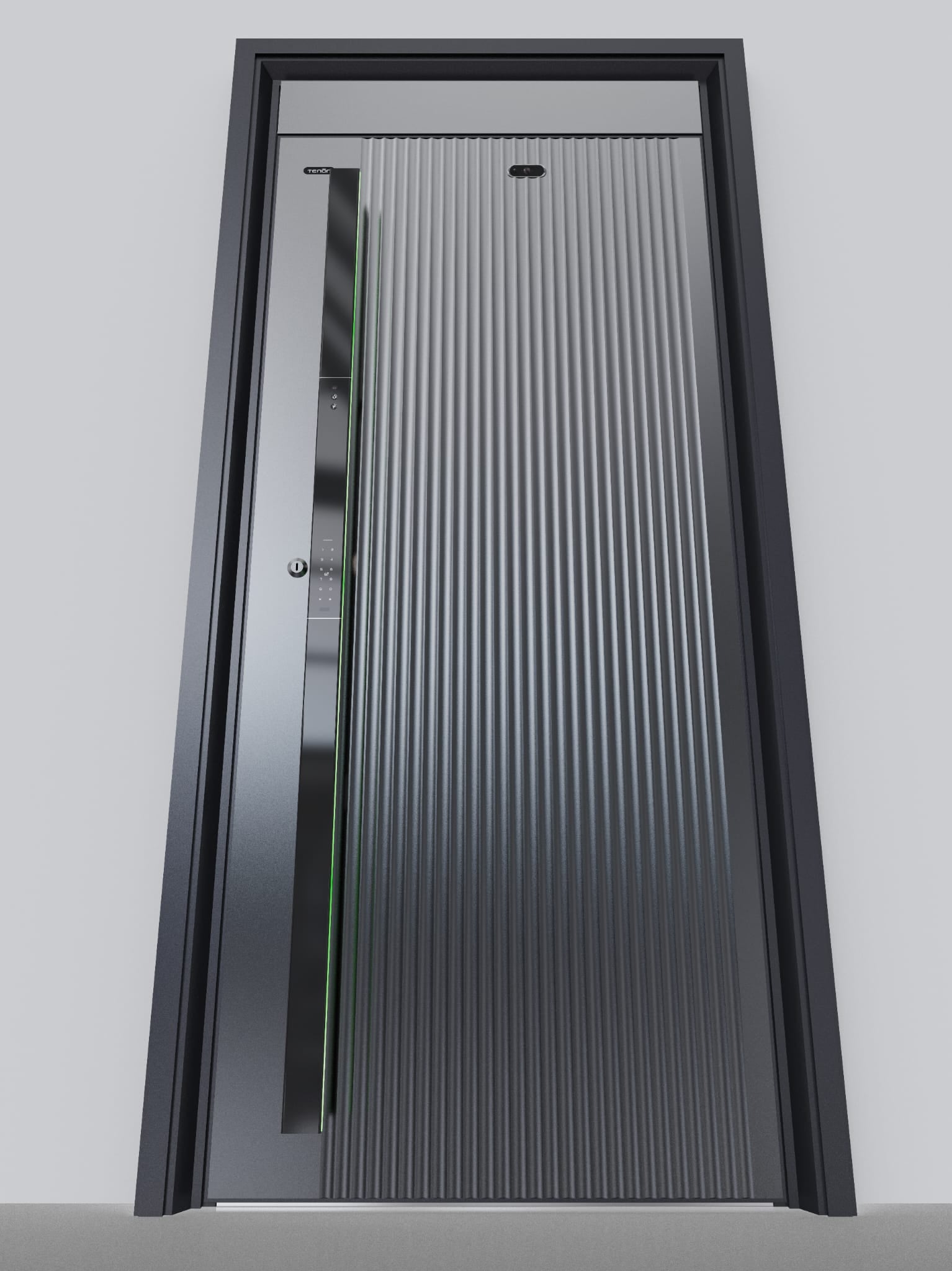 Tenon Aluminum Door with Smart Lock System & Artificial Intelligence - M86