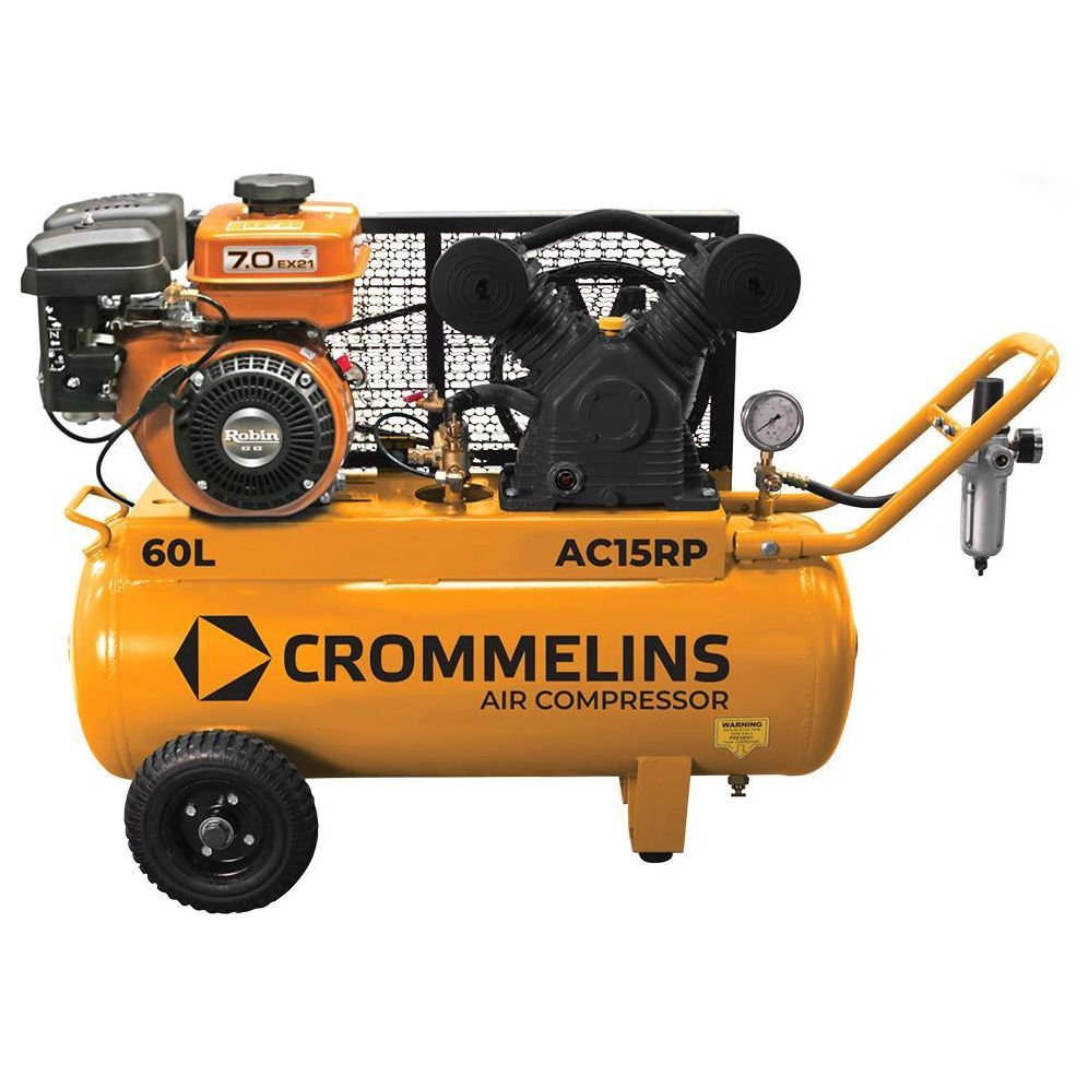 Crommelins Air Compressor Petrol 60L - Toolsgalore