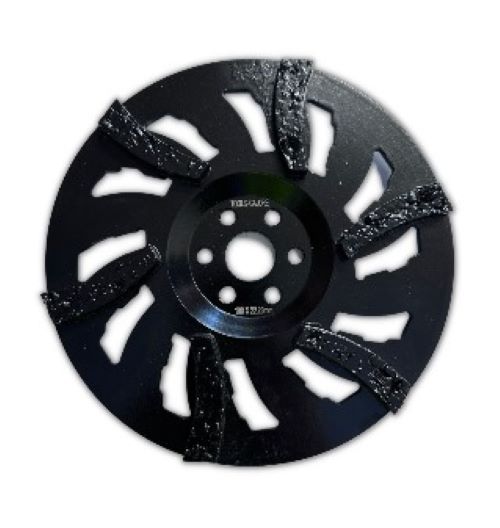 175mm Diamond Grinding Wheel - Crushed PCD Segment - 6 Segments