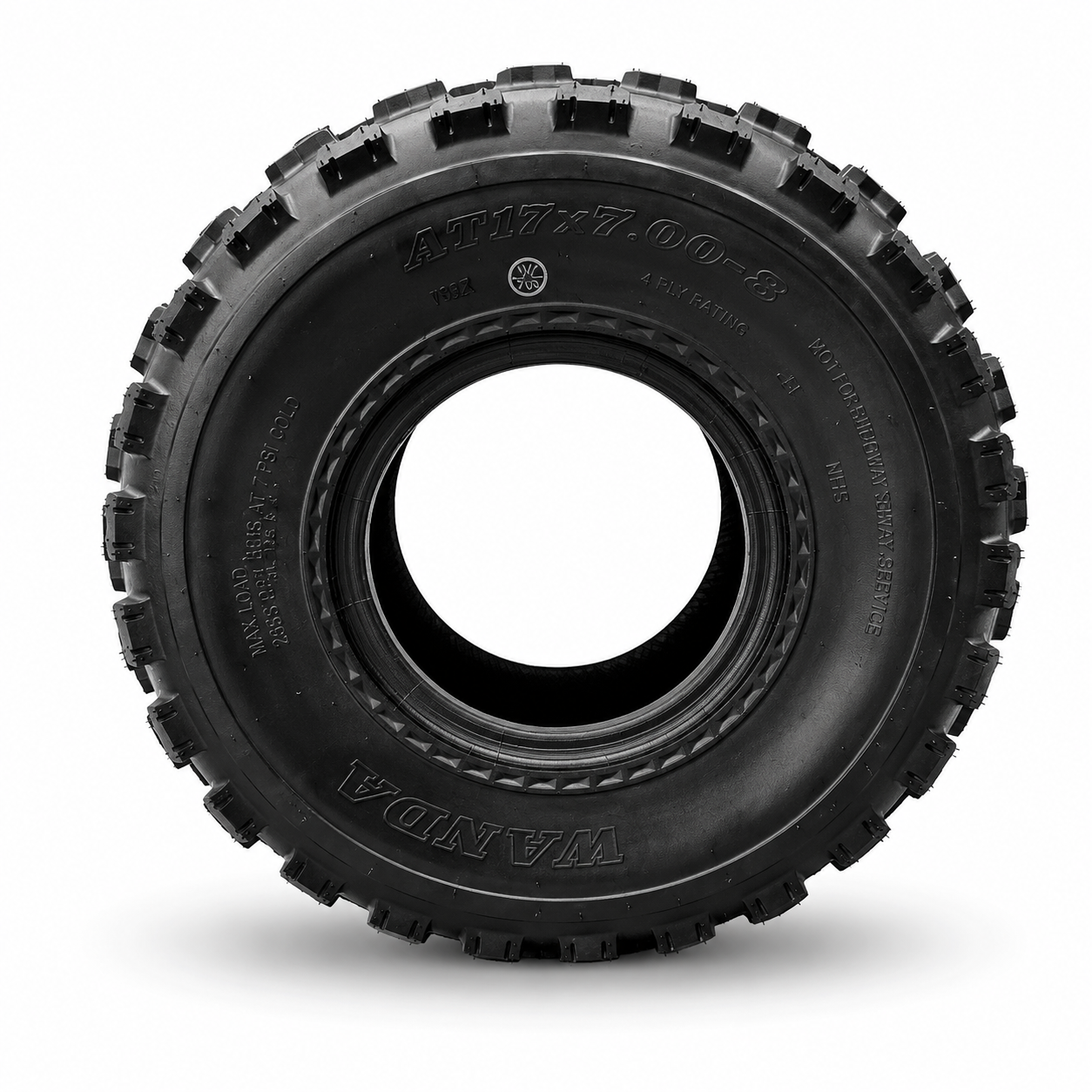 1 X QUAD ATV 4 PLY TYRES - 8" (19 x 7 - 8) - 175/80-8