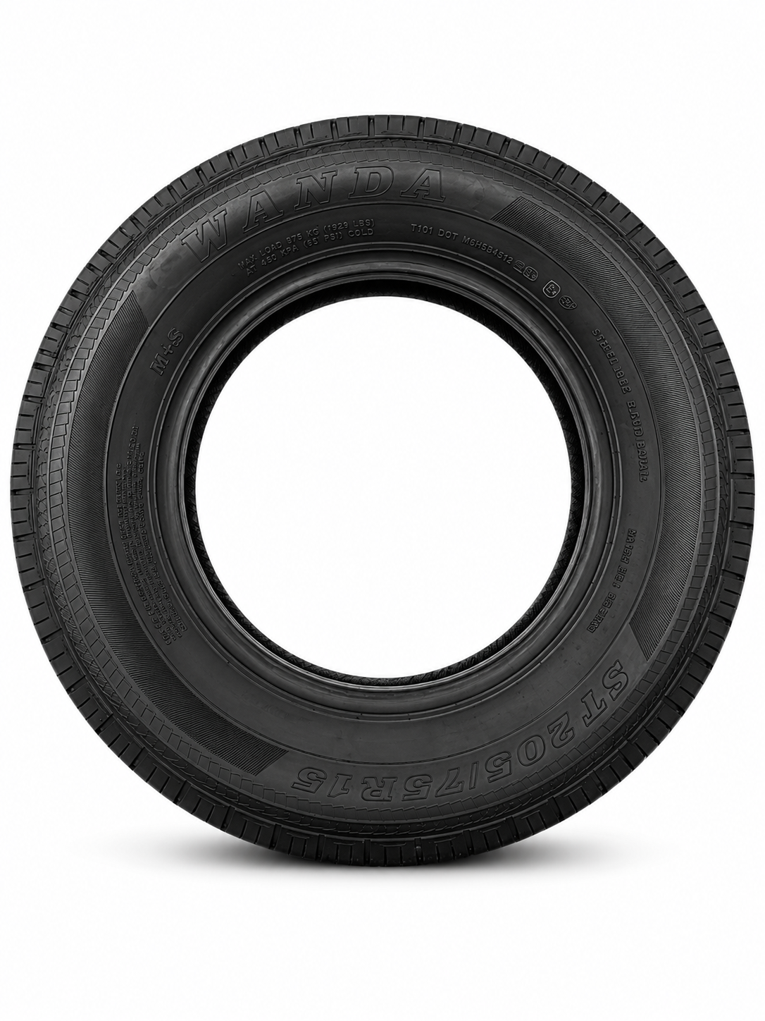 1 X TRAILER TYRES 6 PLY (205/75R15)