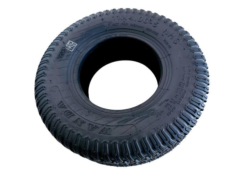 1 x COMMERCIAL RIDE ON MOWER 4 PLY  TYRES - 5" ( 11 x 4 - 5")