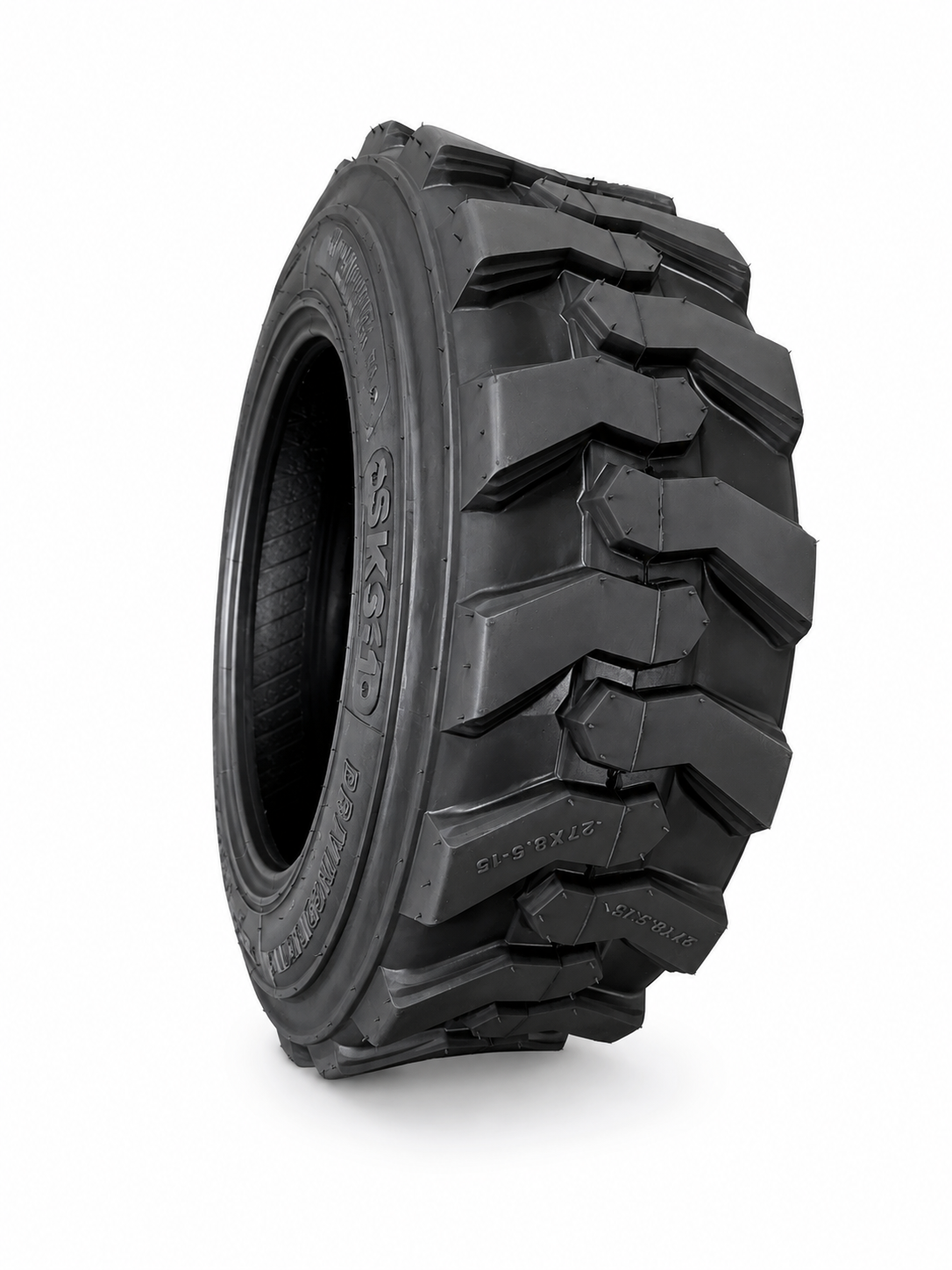 1 x SKID STEER 10 PLY TYRE (27 x 8.5 - 15)