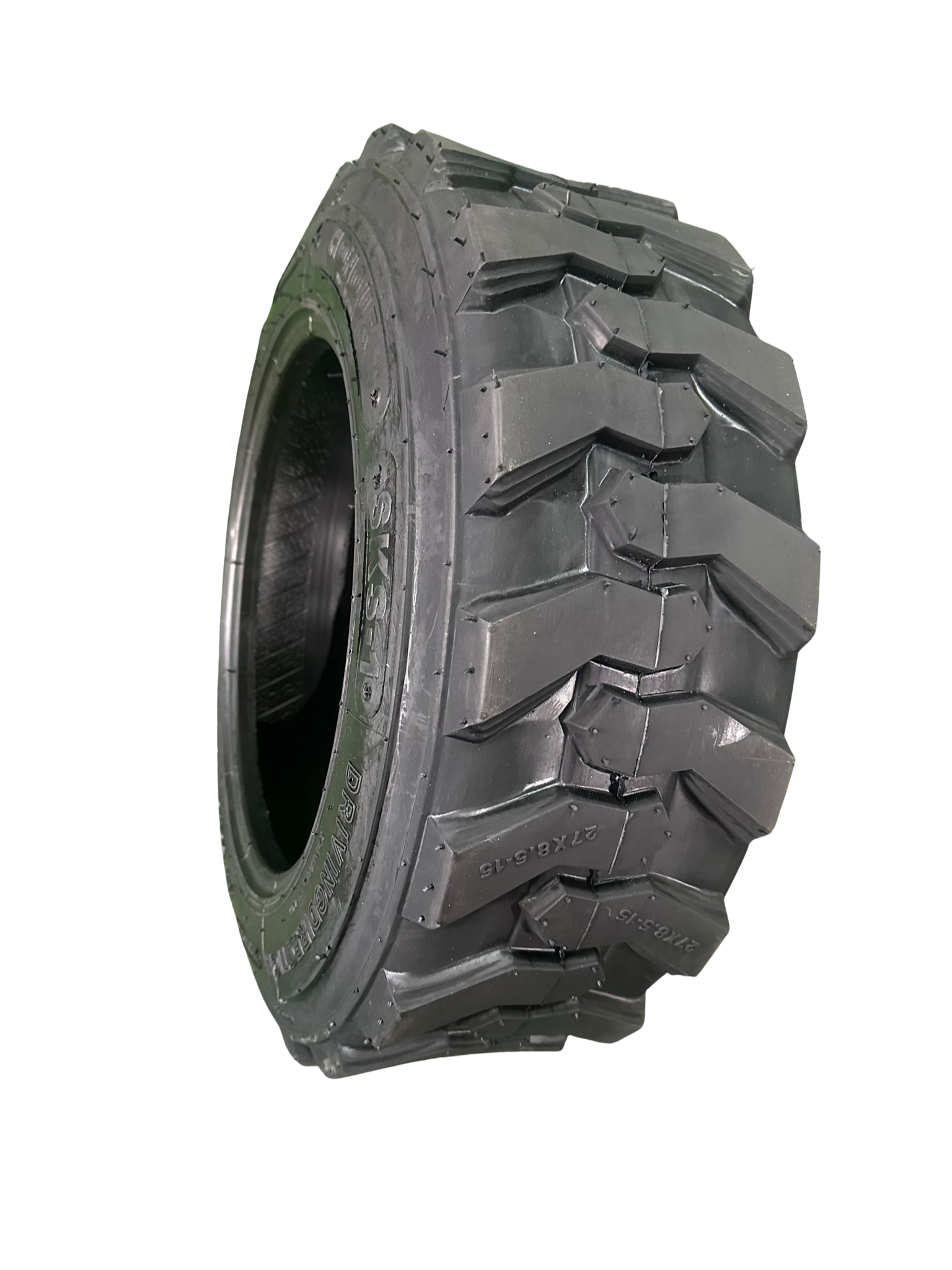1 x SKID STEER 10 PLY TYRE (27 x 8.5 - 15)