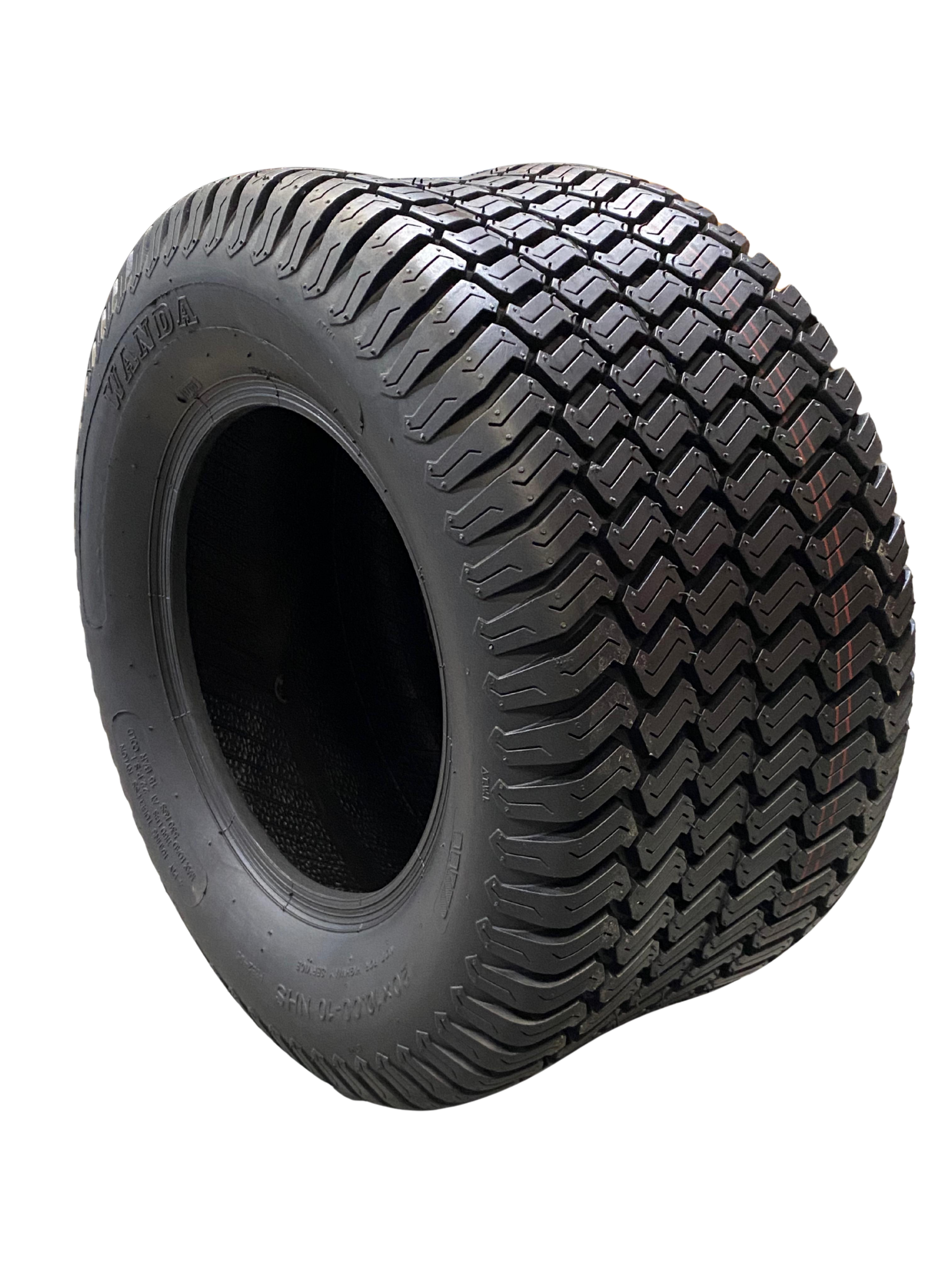 1 x COMMERCIAL RIDE ON MOWER 4 PLY  TYRES (20 x 10 - 10)