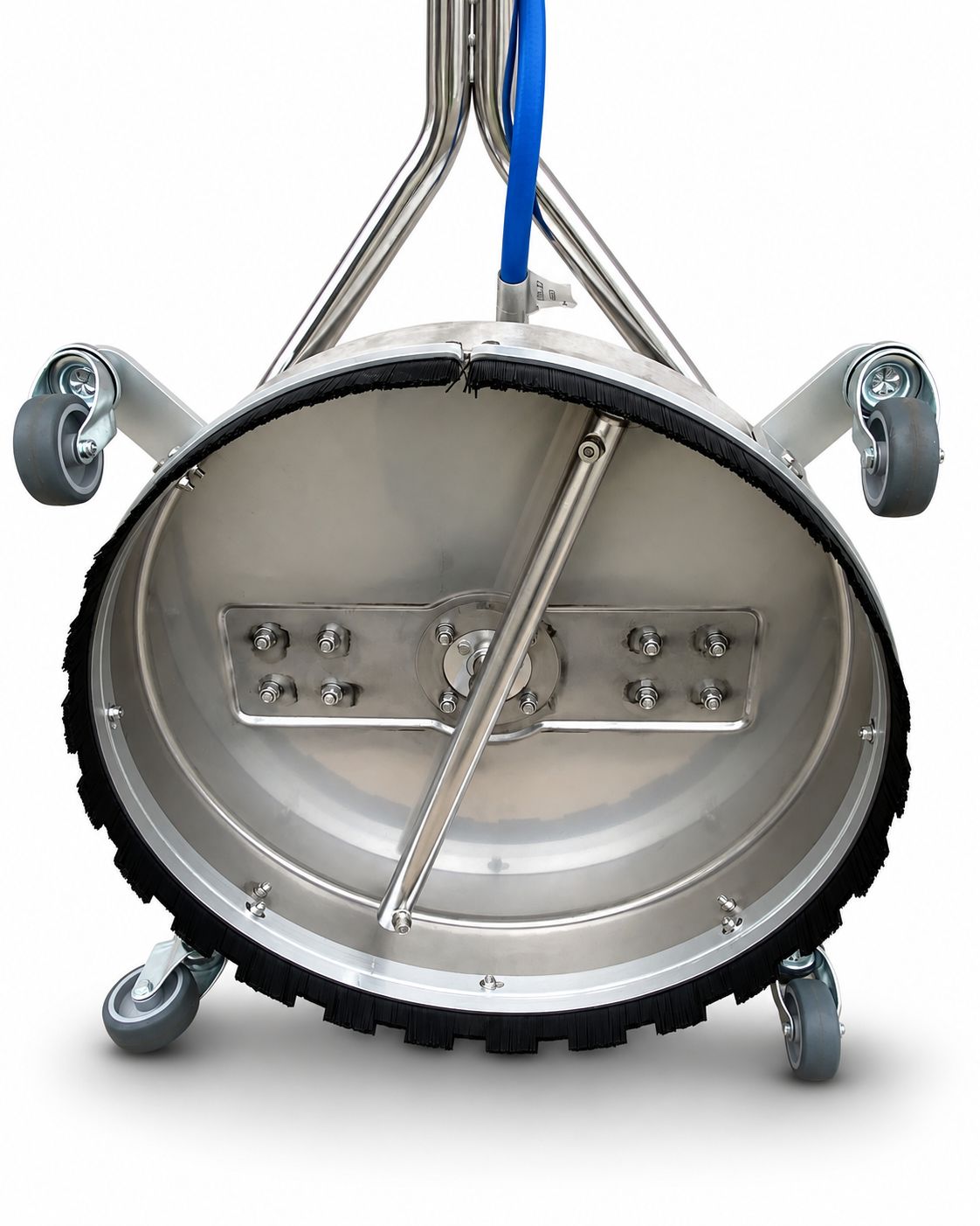 20 inch Stainless Steel Surface Cleaner Dual Nozzle Pressure Washer Attachment - 4500 PSI