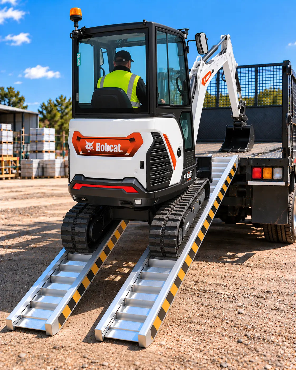 2.5-Tonne 2.3m x 420mm Aluminium Loading Ramps