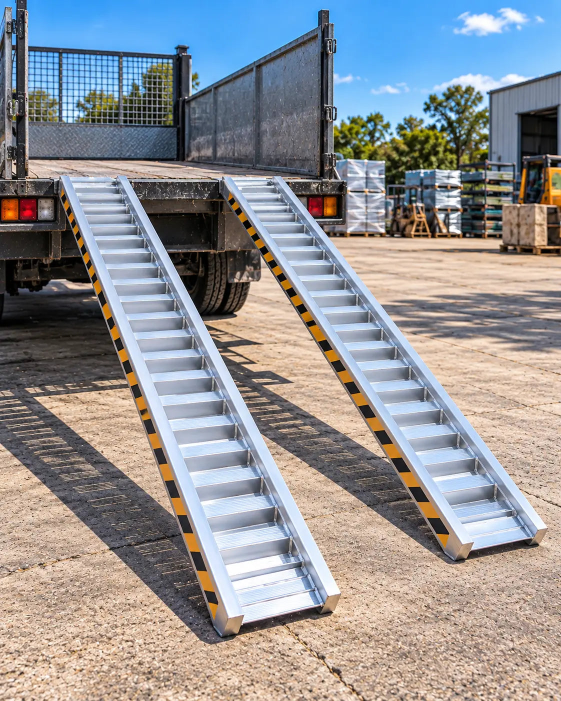 3-tonne 2.5M x 380MM Aluminium Loading Ramps