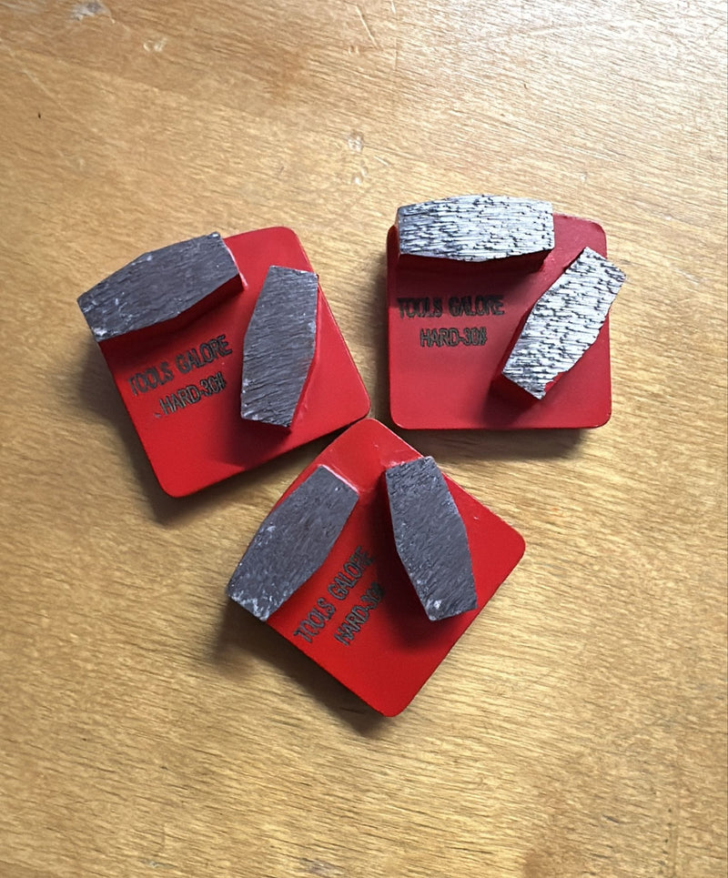 Redi-Lock Concrete Grinding Shoe 30#  Fit Husquarna  (Two Segments) - 3 pack