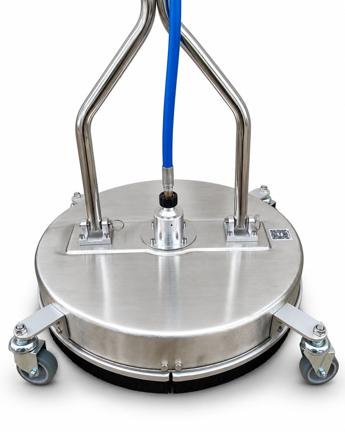 20 inch Stainless Steel Surface Cleaner Dual Nozzle Pressure Washer Attachment - 4500 PSI
