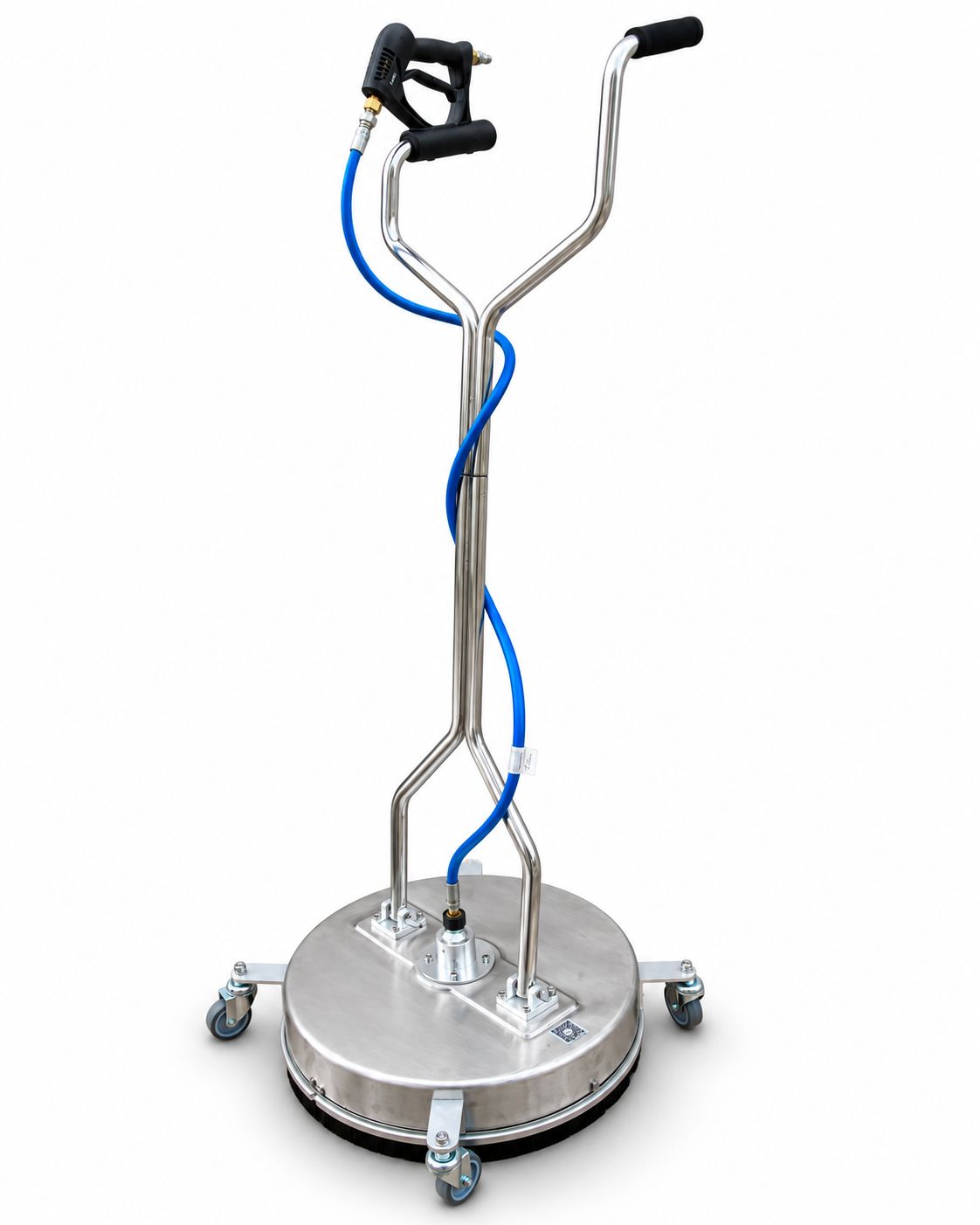 20 inch Stainless Steel Surface Cleaner Dual Nozzle Pressure Washer Attachment - 4500 PSI