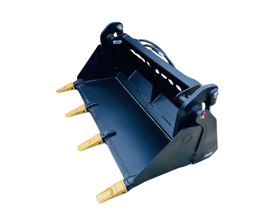 4in1 Bucket (with Teeth) for Mini Loader - Dingo, Toro, Vermeer, Boxer, Viking, Fossa